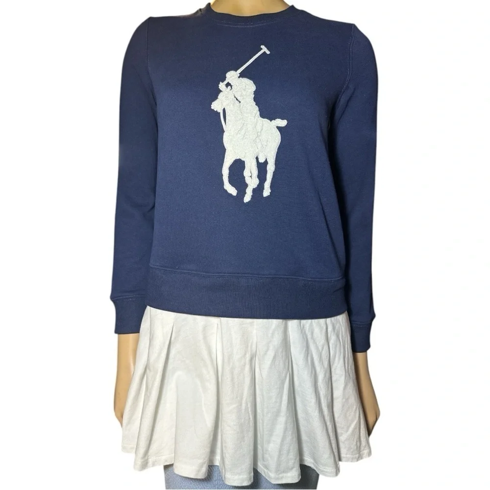 POLO RALPH LAUREN Kids Vestito Per Bambini In Navy Blue size dress XL